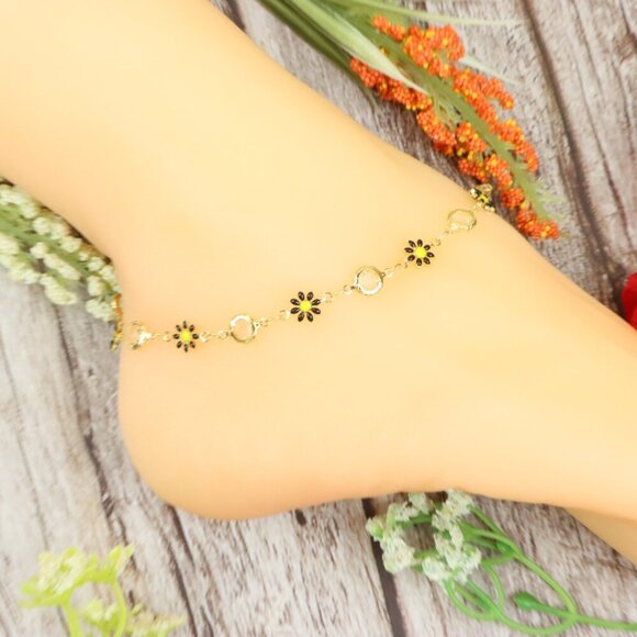 "Dainty Anklet for Women – Elegant Everyday Jewelry & Perfect Gift | MLCRC1514 - Picture 4 of 10